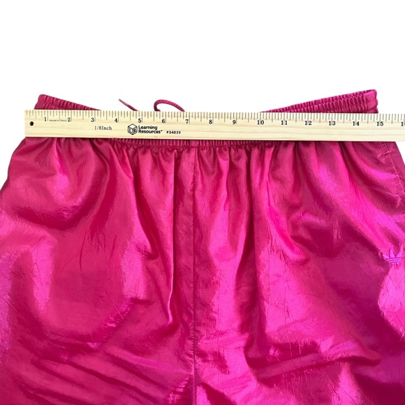 Vintage 90s Adidas Hot Pink Metallic Tracksuit Set Windbreaker Size Large - Picture 6 of 15